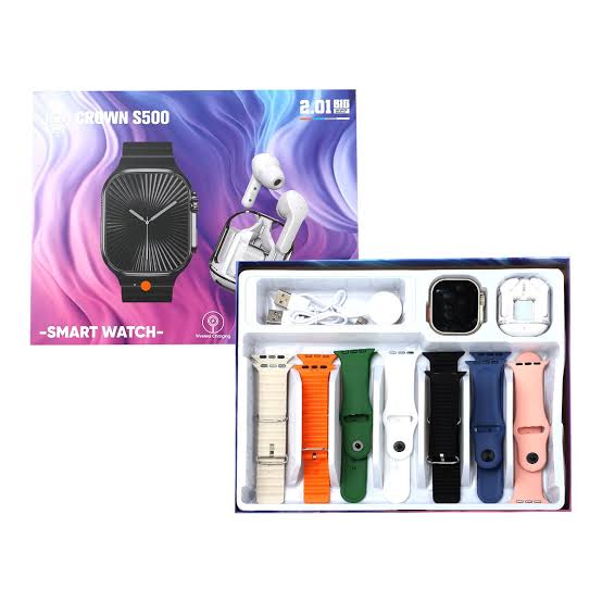 Crown S500 SMART WATCH + Airbuds