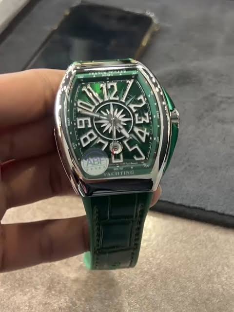 Franck Muller Vanguard Yachting Steel Green Dial